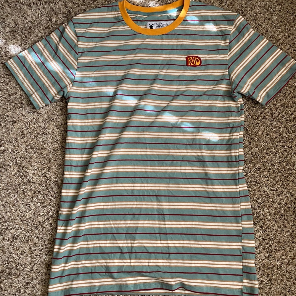 Dutch Bros striped Rad tee